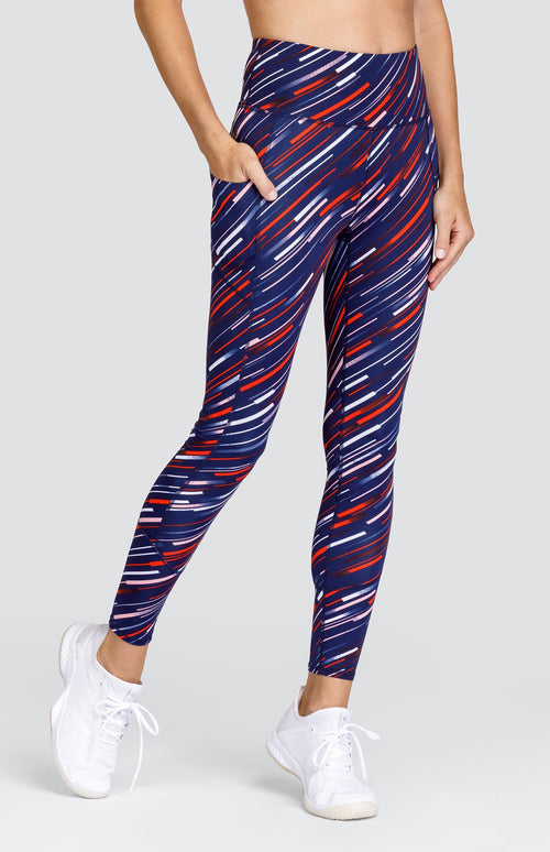 Pauline 27" Leggings - Cascade Stripe