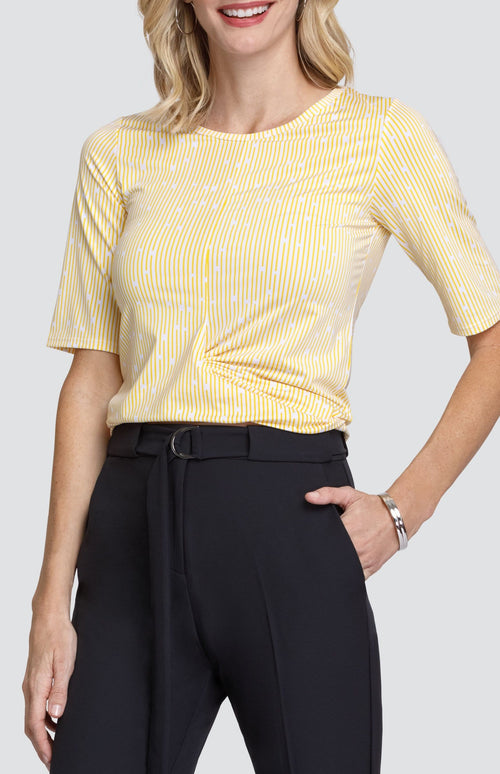 Camille Top - Sunshine Stripes - FINAL SALE