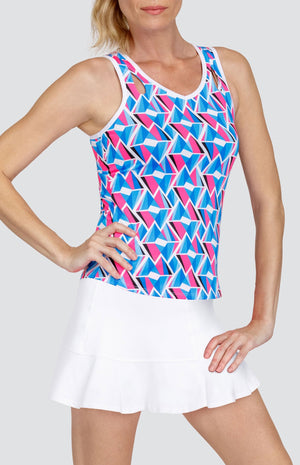 Mirella Tank - Diagonal Rubiks