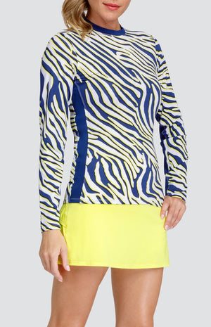 Petrina Top - Lemon Zebra