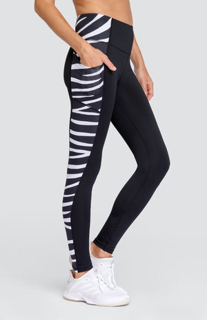 Abel 27" Leggings - Wild Zebra