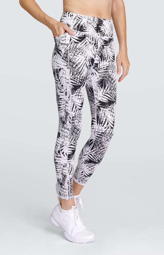 Ivory 24" Leggings - Tropical Print Dark - FINAL SALE