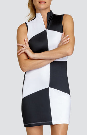 Inga 35" Dress - Onyx/Chalk