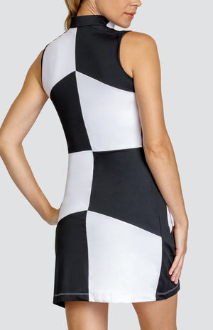 Inga 35" Dress - Onyx/Chalk